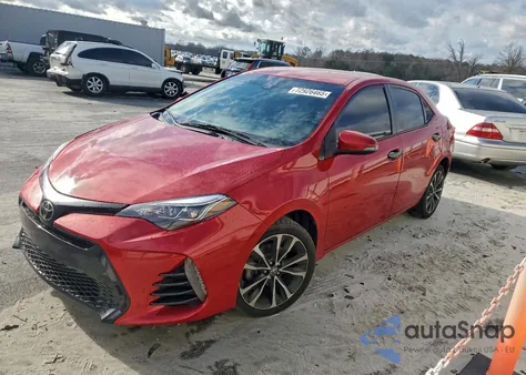 2017 Toyota Corolla L из США, поврежденный, VIN 2T1BURHE5HC757981